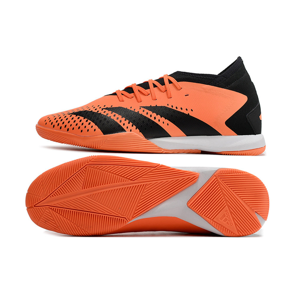 Chuteira Futsal Adidas Predator Accuracy.1 IC Laranja e Preta 