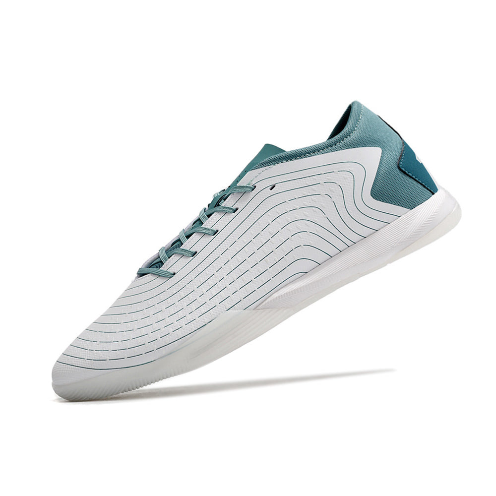 Chuteira Futsal Adidas Predator Accuracy.1 IC Low Branca e Azul 