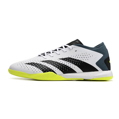 Chuteira Futsal Adidas Predator Accuracy.1 IC Low Branca e Verde 