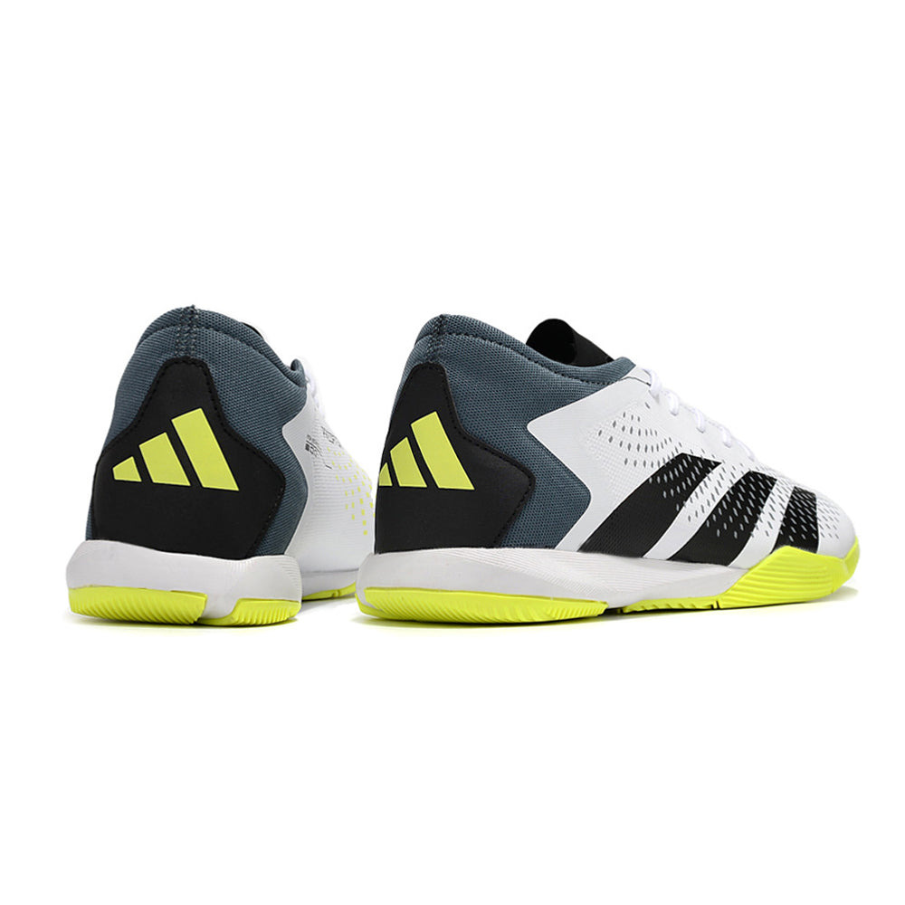 Chuteira Futsal Adidas Predator Accuracy.1 IC Low Branca e Verde 