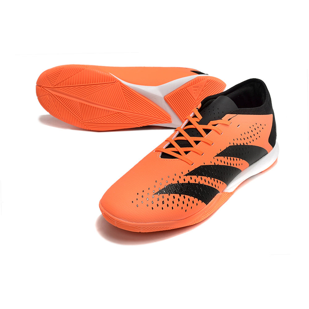 Chuteira Futsal Adidas Predator Accuracy.1 IC Low Laranja e Preta 