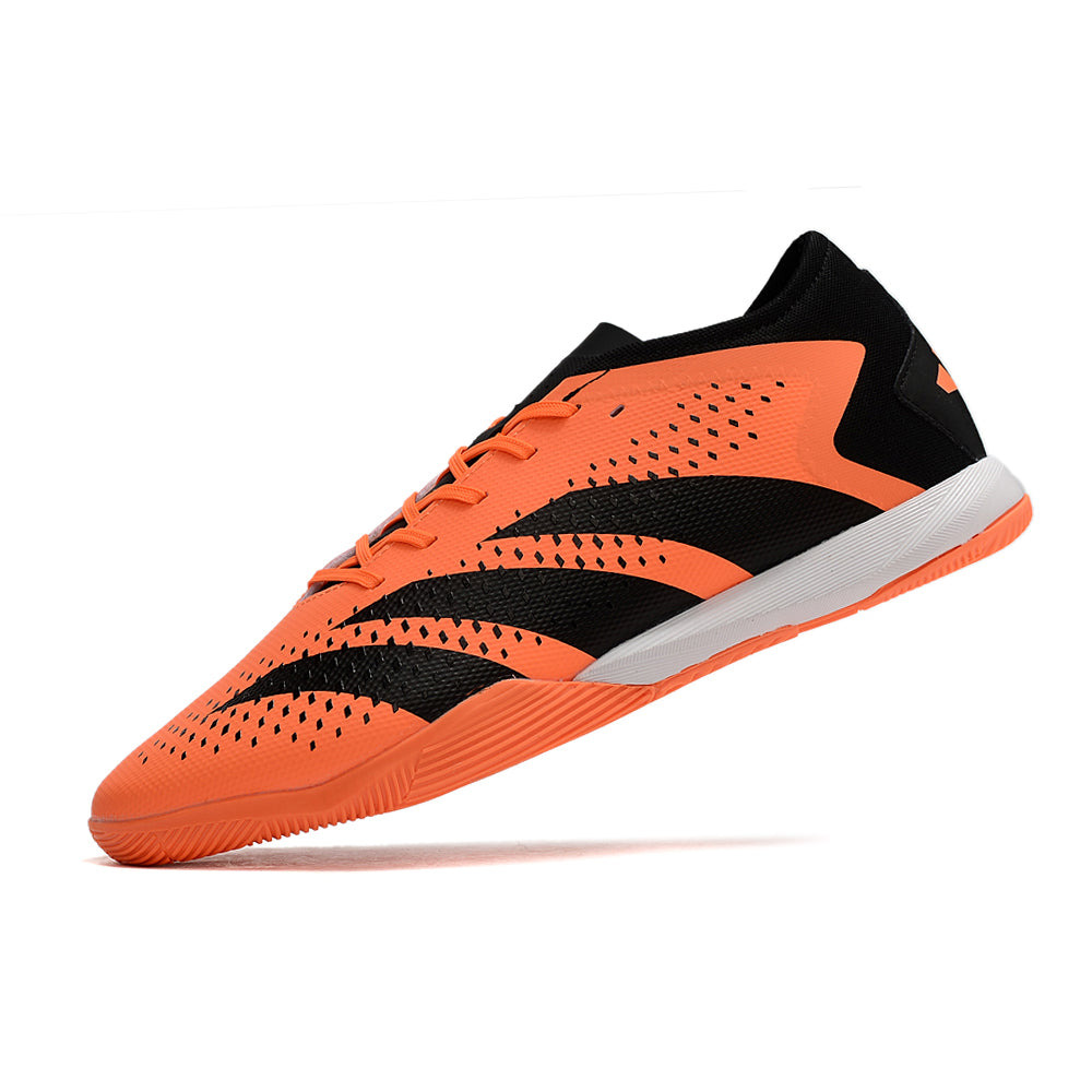 Chuteira Futsal Adidas Predator Accuracy.1 IC Low Laranja e Preta 