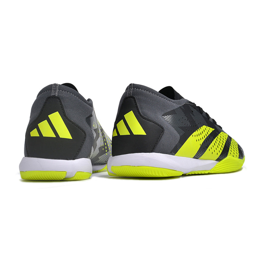 Chuteira Futsal Adidas Predator Accuracy.1 IC Low Preta e Verde 