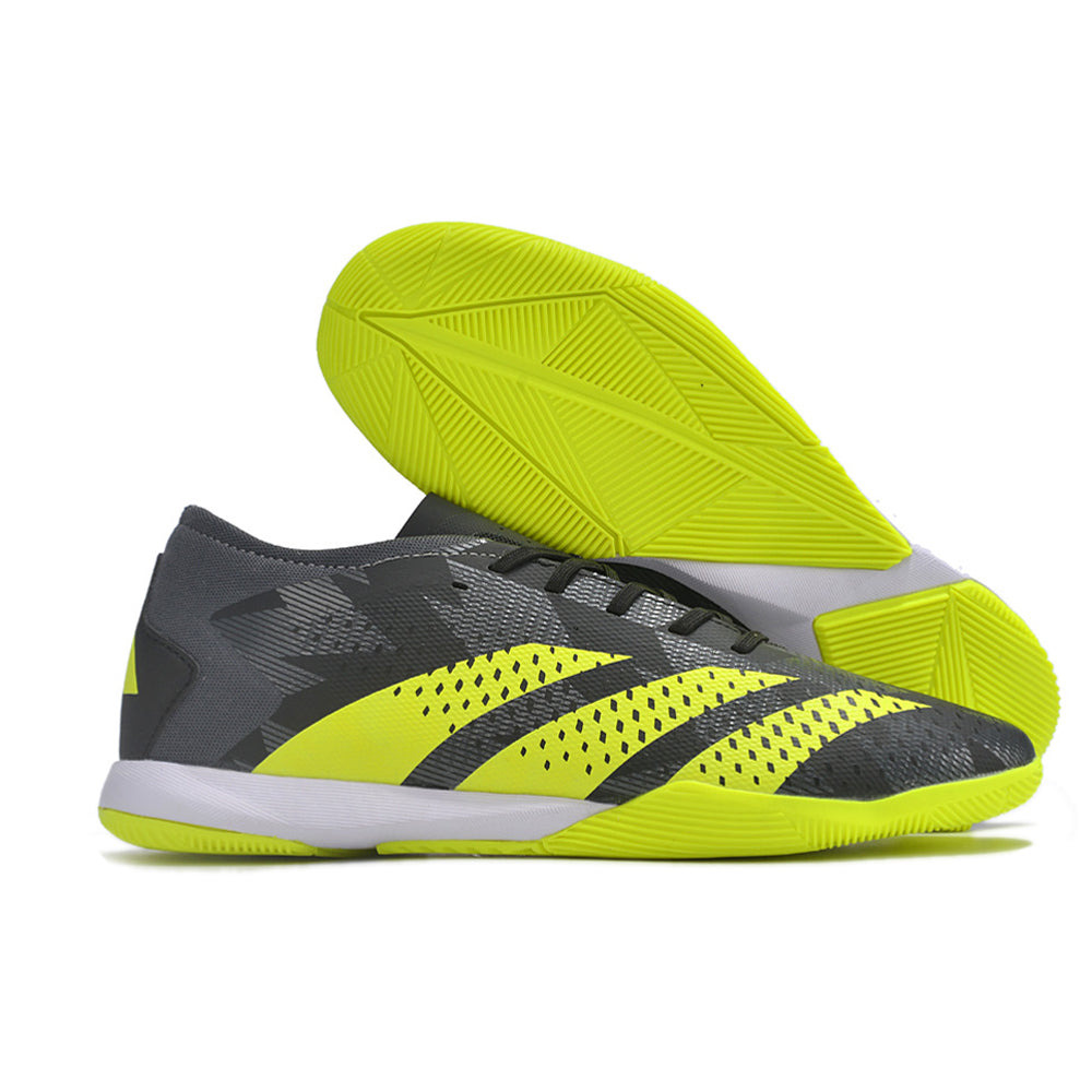 Chuteira Futsal Adidas Predator Accuracy.1 IC Low Preta e Verde 