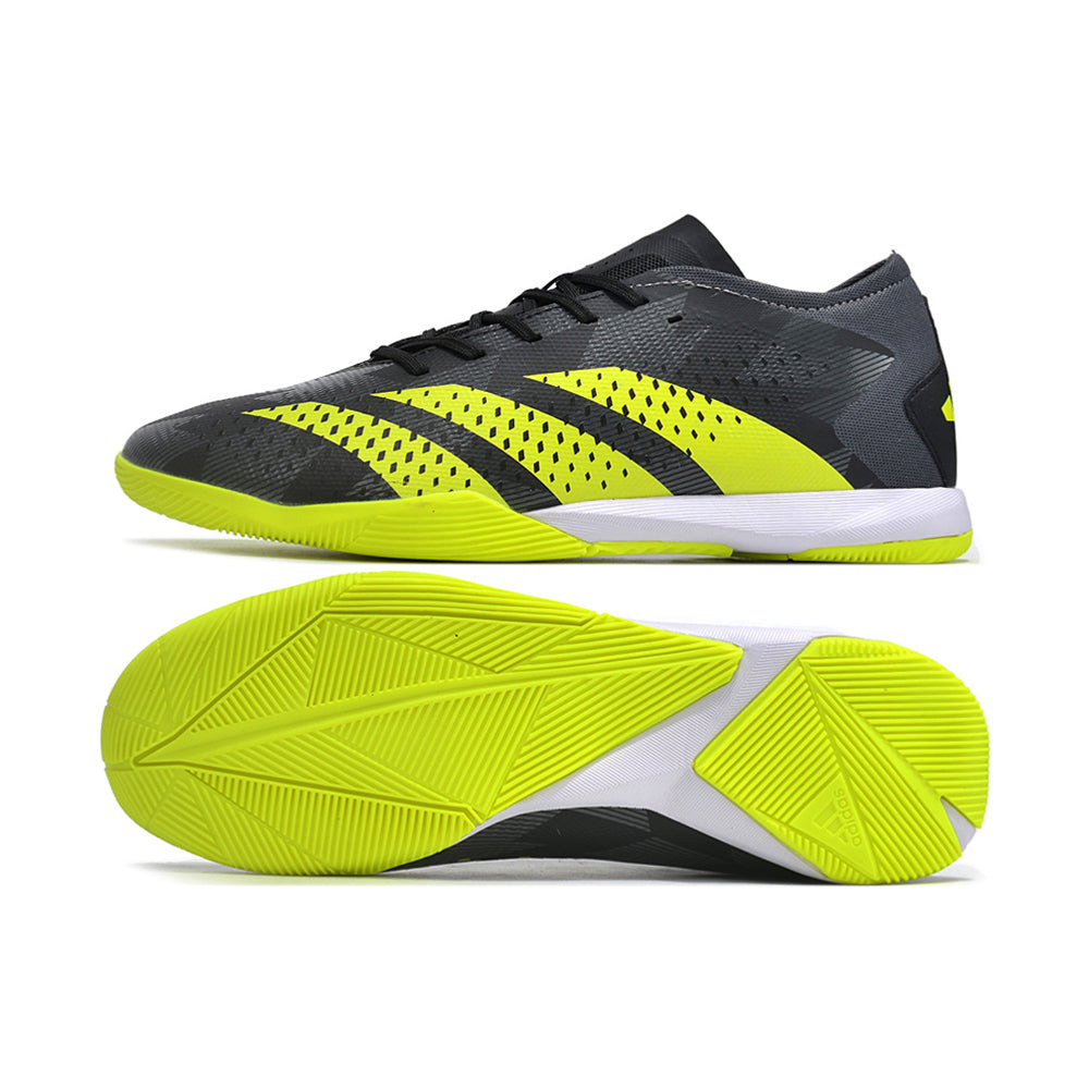 Chuteira Futsal Adidas Predator Accuracy.1 IC Low Preta e Verde 