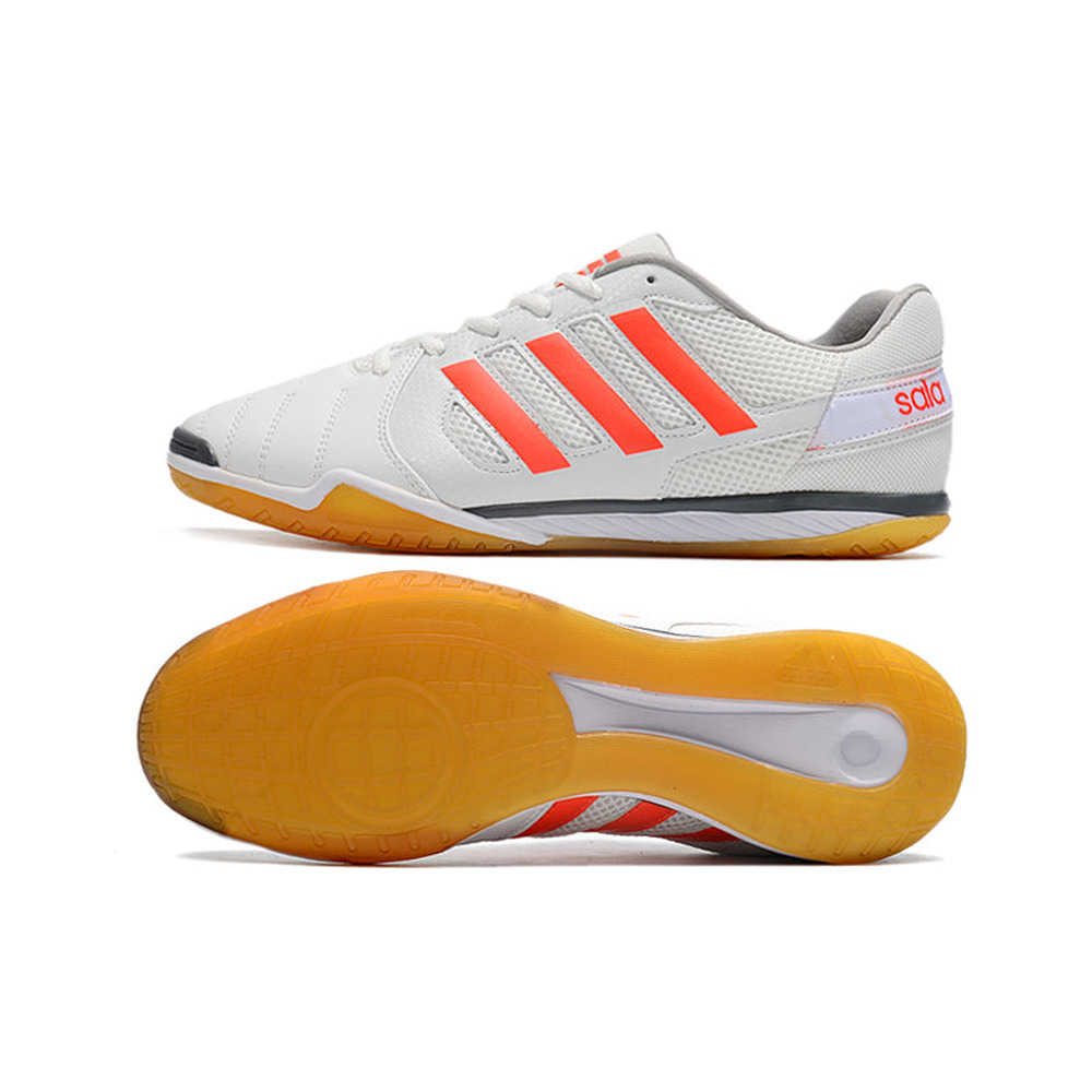 Chuteira Futsal Adidas Top Sala IC Branca e Laranja
