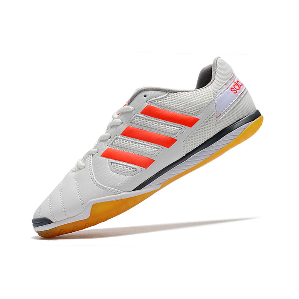 Chuteira Futsal Adidas Top Sala IC Branca e Laranja