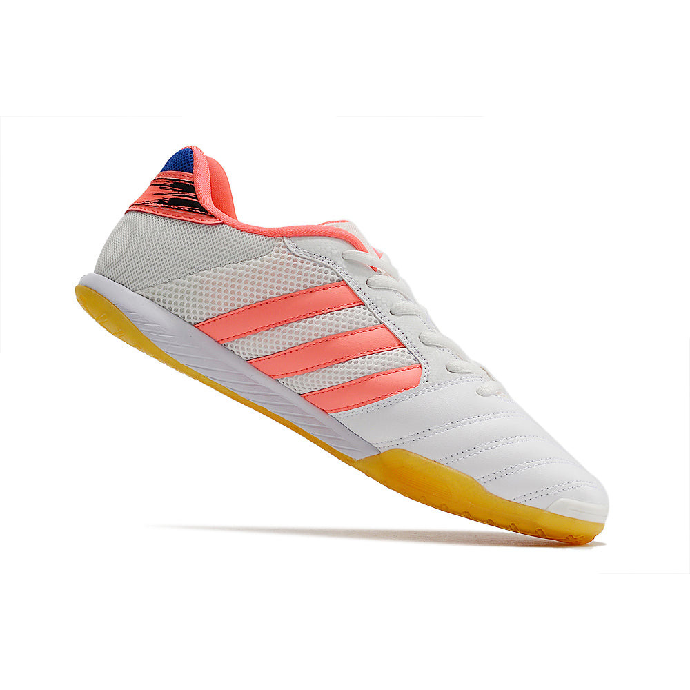 Chuteira Futsal Adidas Top Sala IC Branca e Rosa