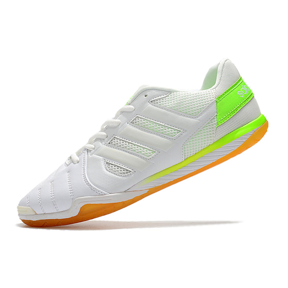 Chuteira Futsal Adidas Top Sala IC Branca e Verde