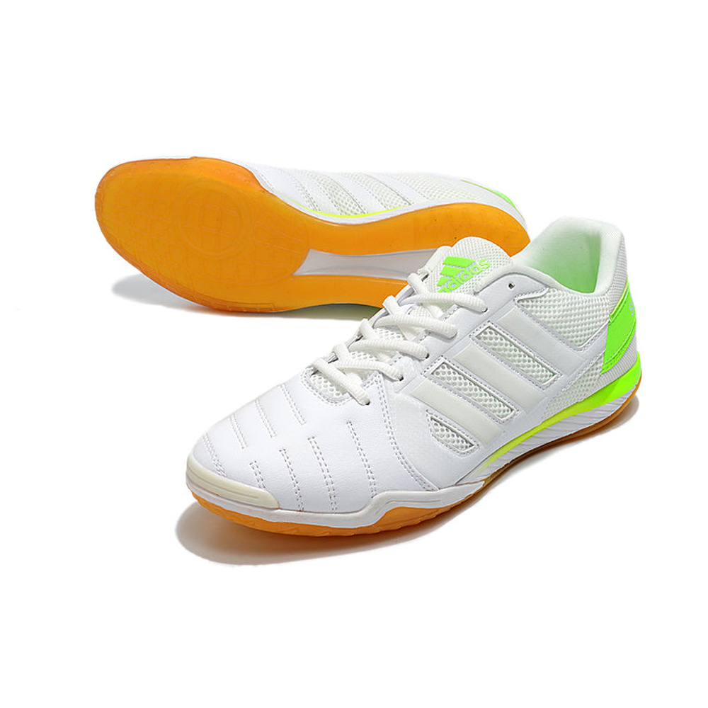 Chuteira Futsal Adidas Top Sala IC Branca e Verde