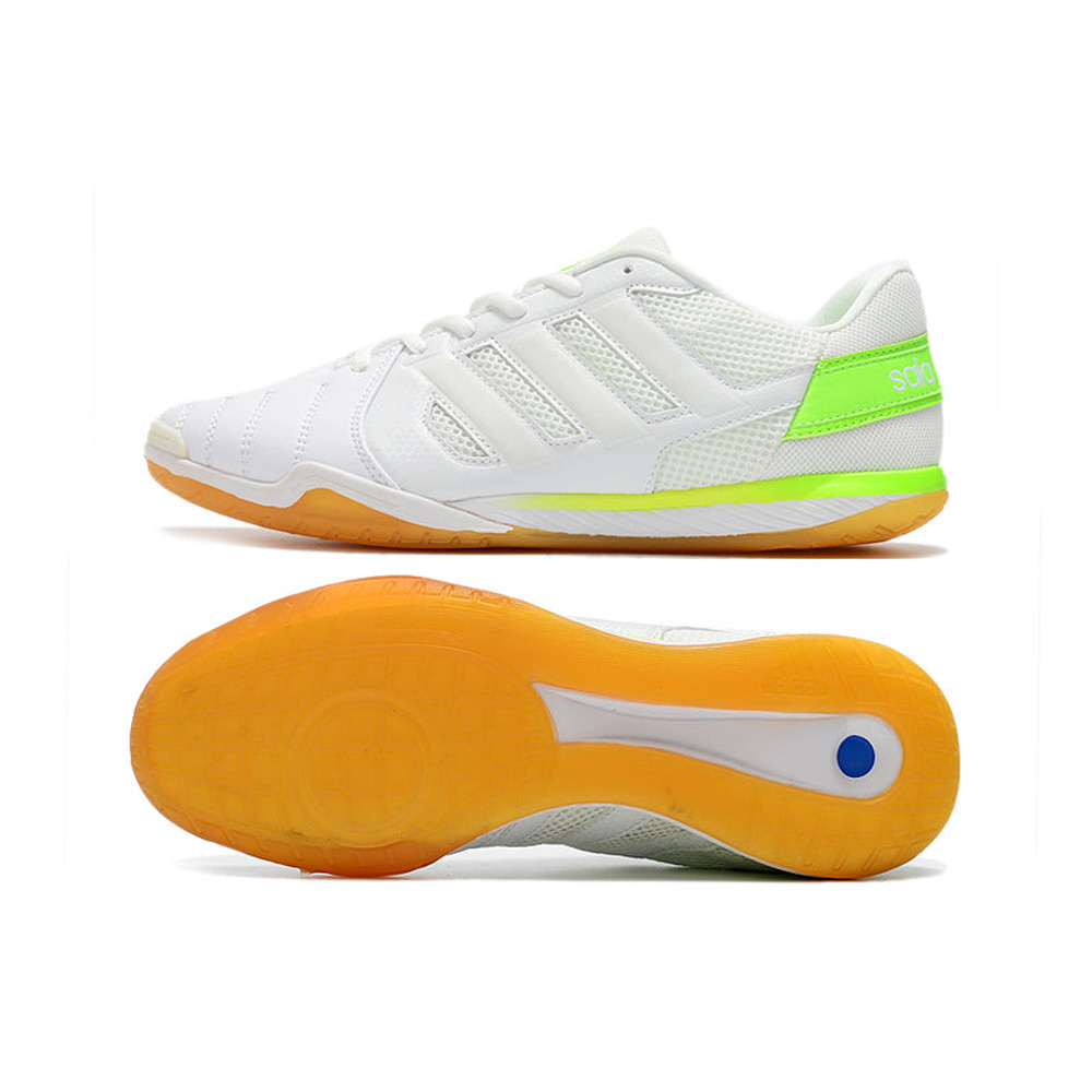 Chuteira Futsal Adidas Top Sala IC Branca e Verde