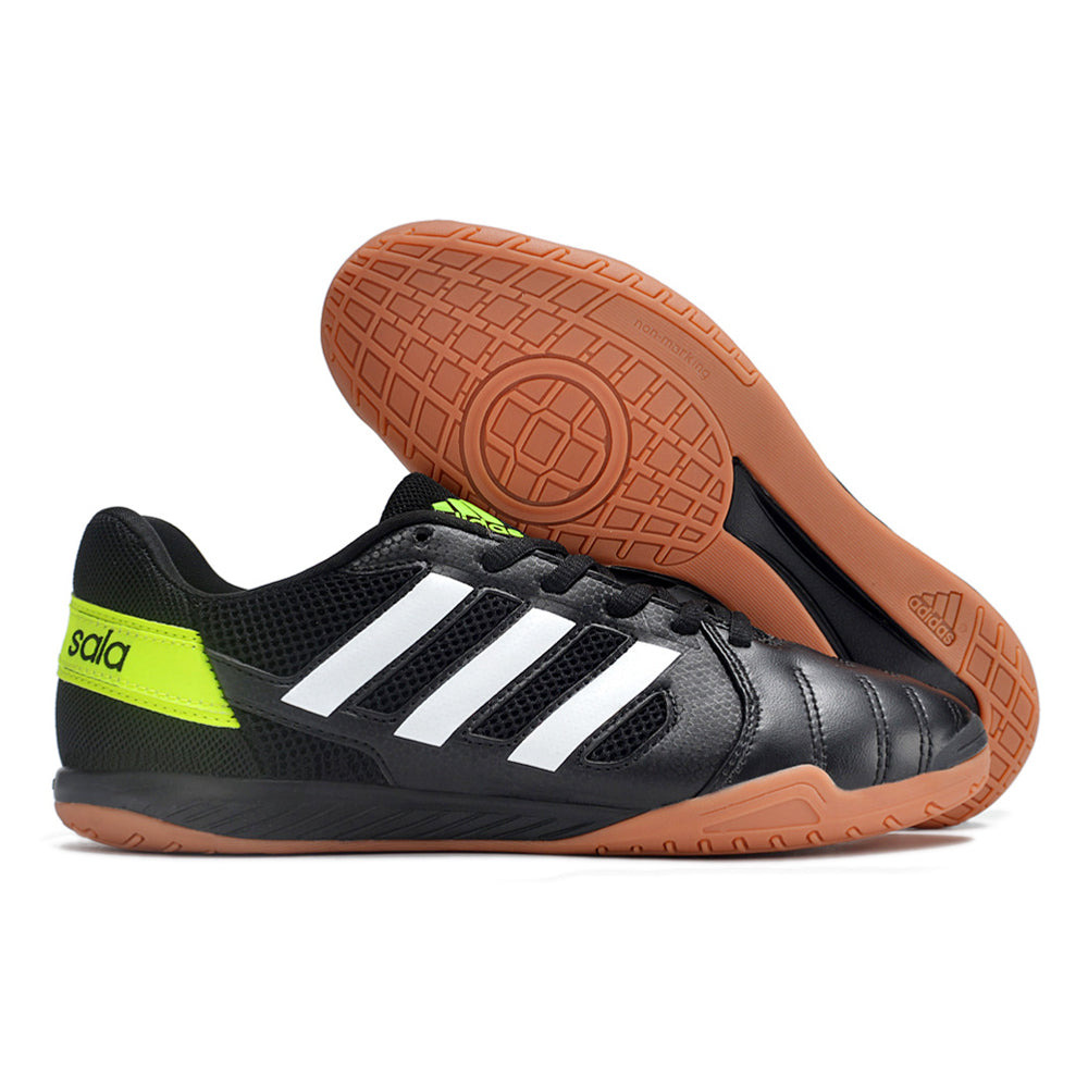Chuteira Futsal Adidas Top Sala IC Preta e Branca