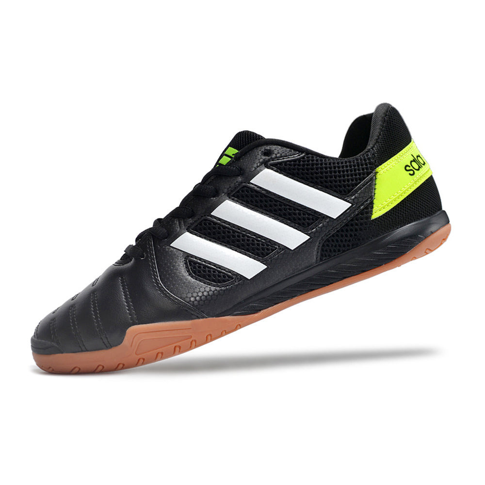 Chuteira Futsal Adidas Top Sala IC Preta e Branca