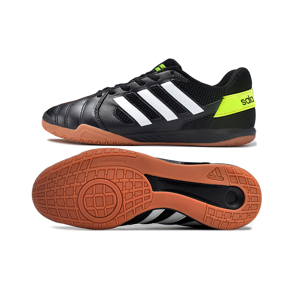 Chuteira Futsal Adidas Top Sala IC Preta e Branca