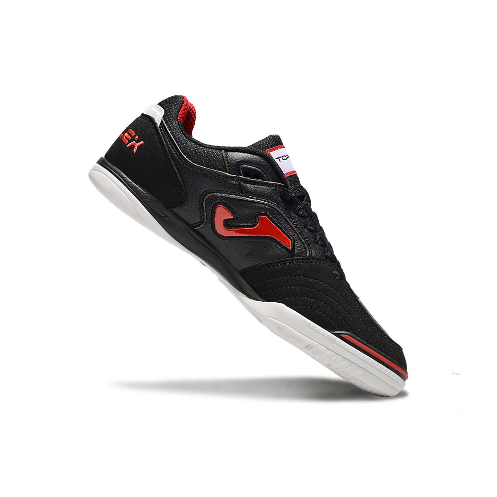 Chuteira Futsal Joma Top Flex Rebound IC Preto e Vermelho