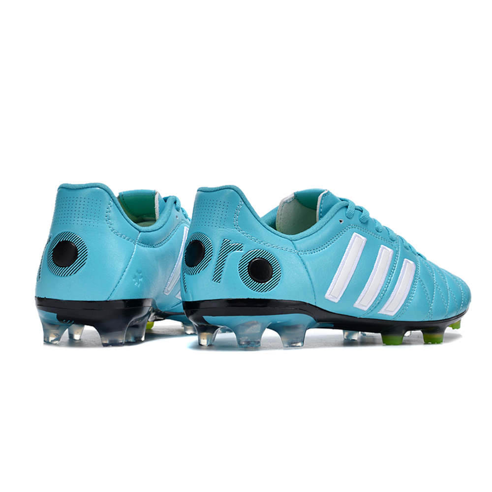 Chuteira Campo Adidas AdiPure 11 Pro FG Azul e Branca