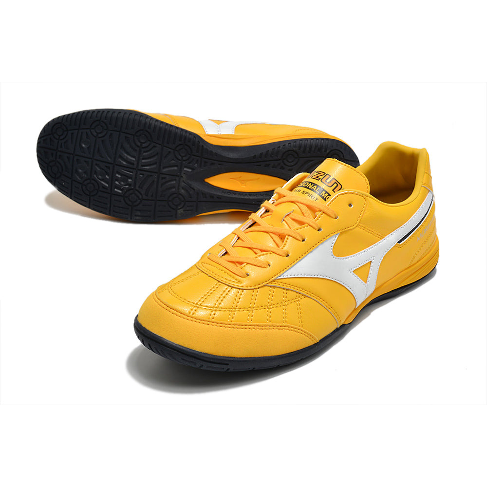 Chuteira Futsal Mizuno Morelia Sala IC Amarela