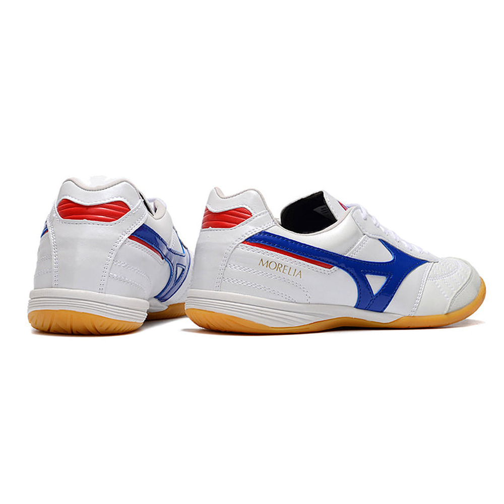 Chuteira Futsal Mizuno Morelia Sala IC Branca e Azul
