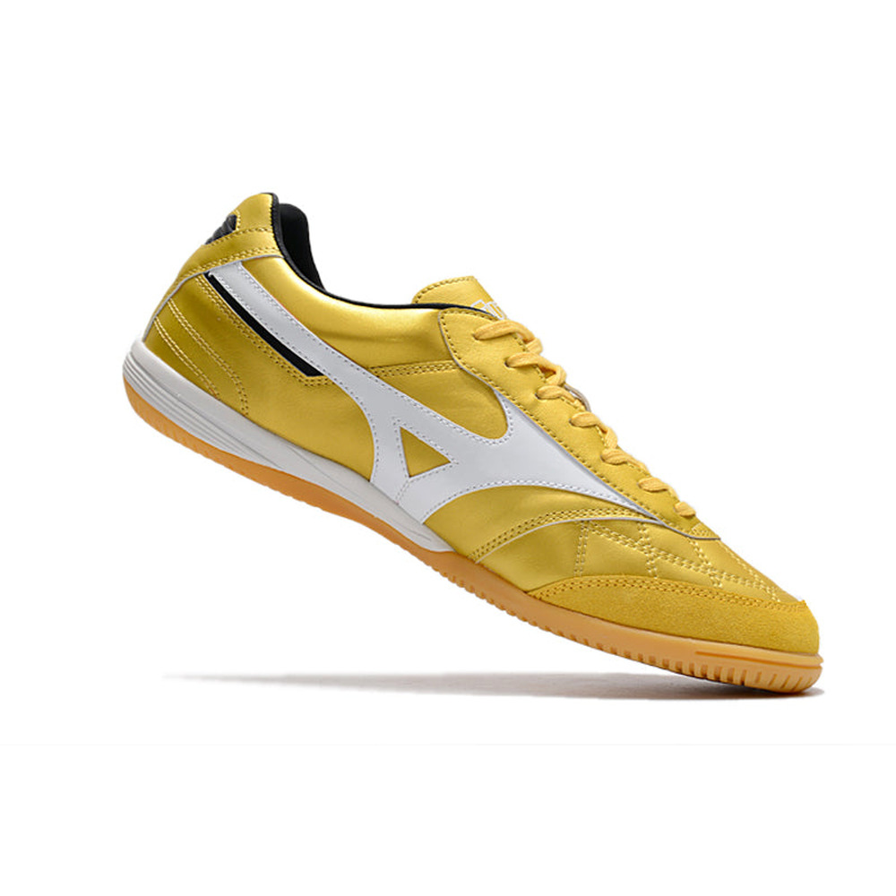 Chuteira Futsal Mizuno Morelia Sala IC Dourada
