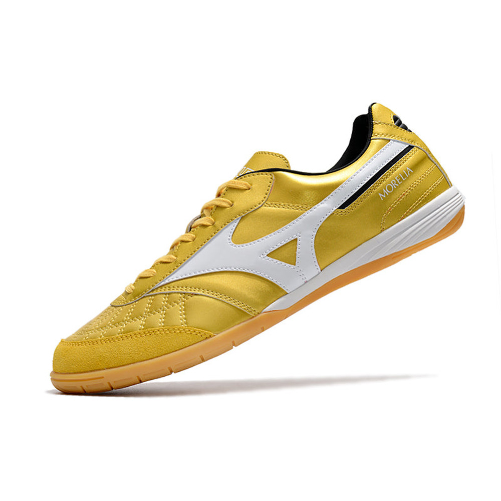 Chuteira Futsal Mizuno Morelia Sala IC Dourada