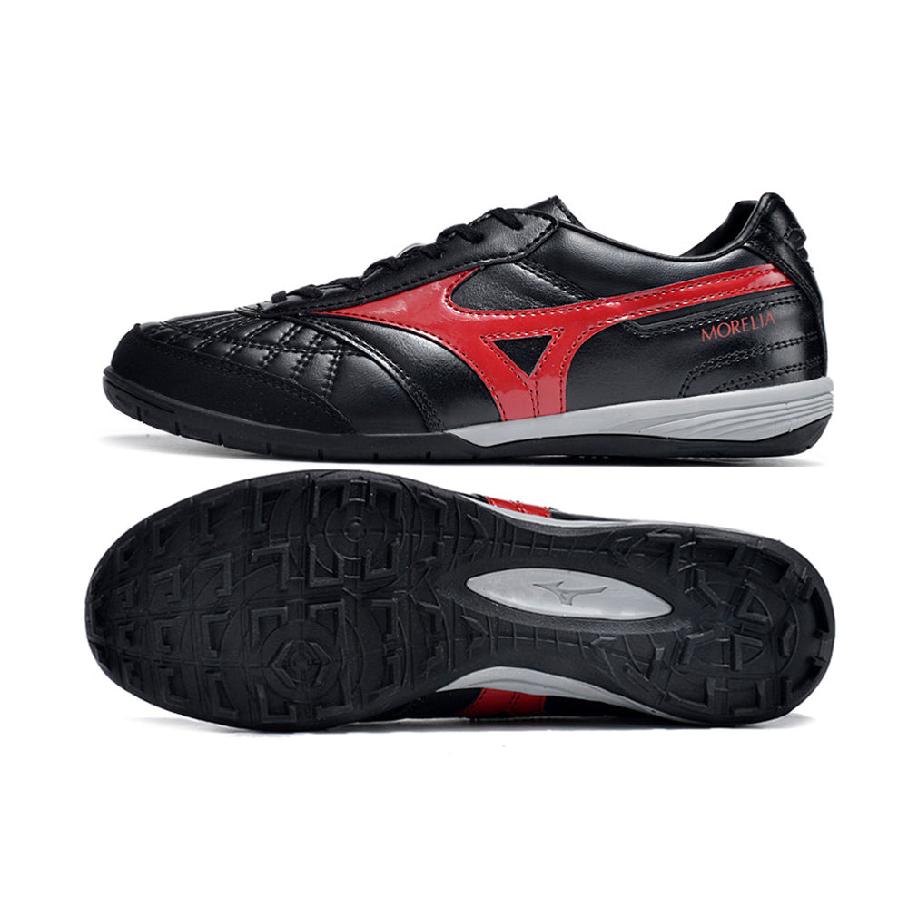 Chuteira Futsal Mizuno Morelia Sala IC Preta e Vermelha 