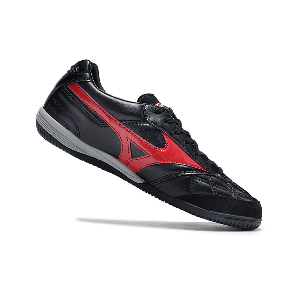 Chuteira Futsal Mizuno Morelia Sala IC Preta e Vermelha 