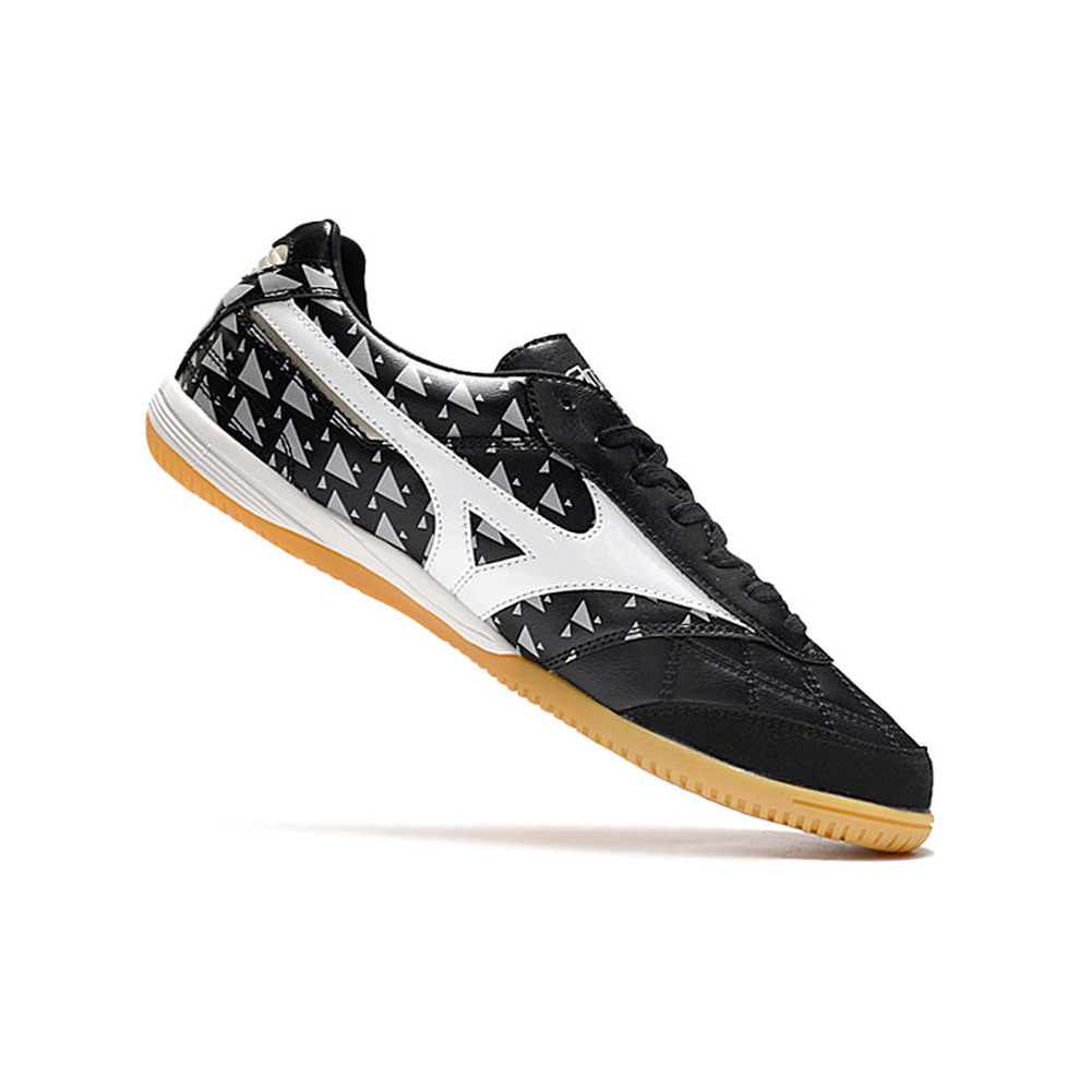 Chuteira Futsal Morelia Mizuno Sala IC Preta e Branca