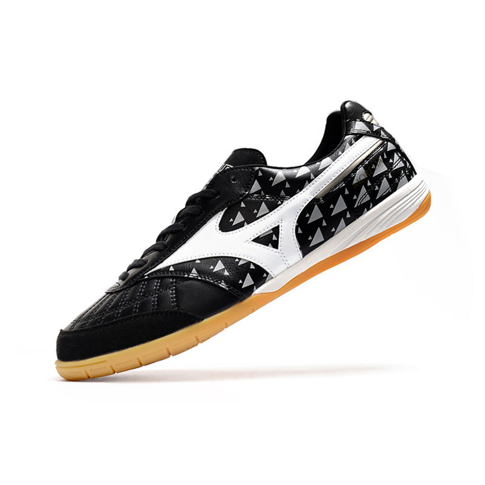 Chuteira Futsal Morelia Mizuno Sala IC Preta e Branca