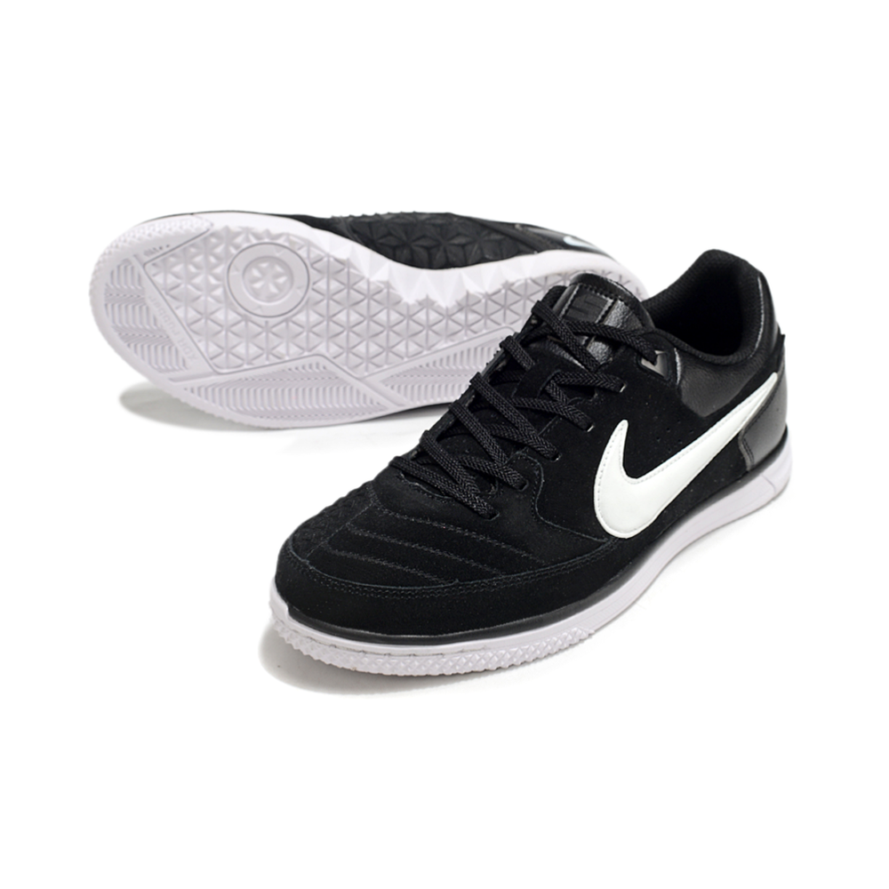 Chuteira Futsal Nike 5 StreetGato IC Preta e Branca
