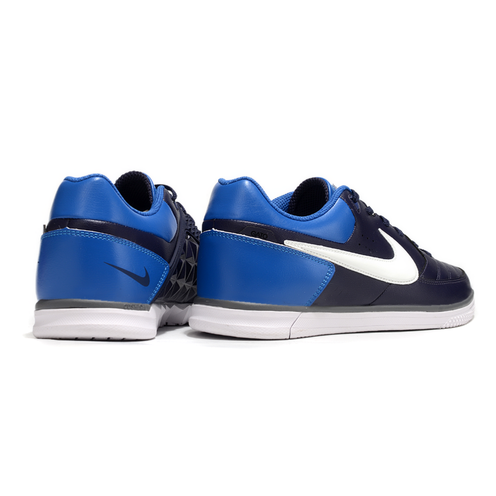 Chuteira Futsal Nike 5 StreetGato IC Azul e Branco