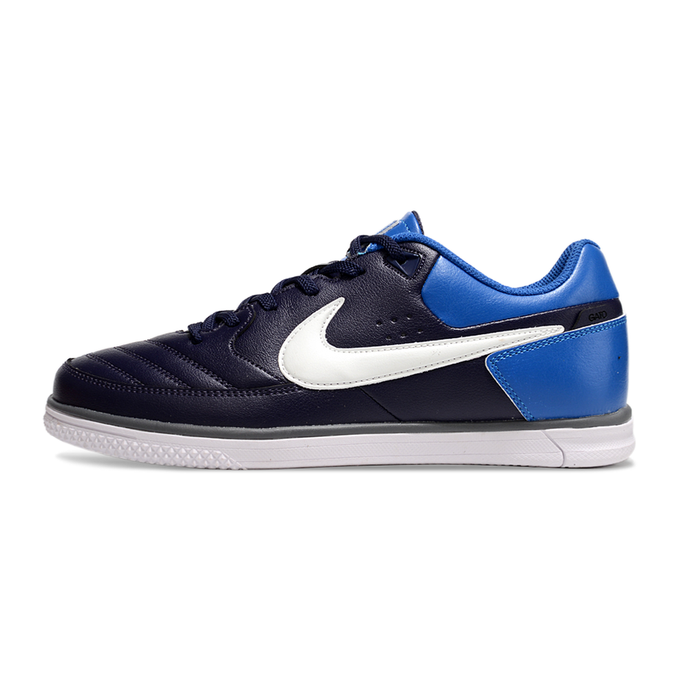 Chuteira Futsal Nike 5 StreetGato IC Azul e Branco