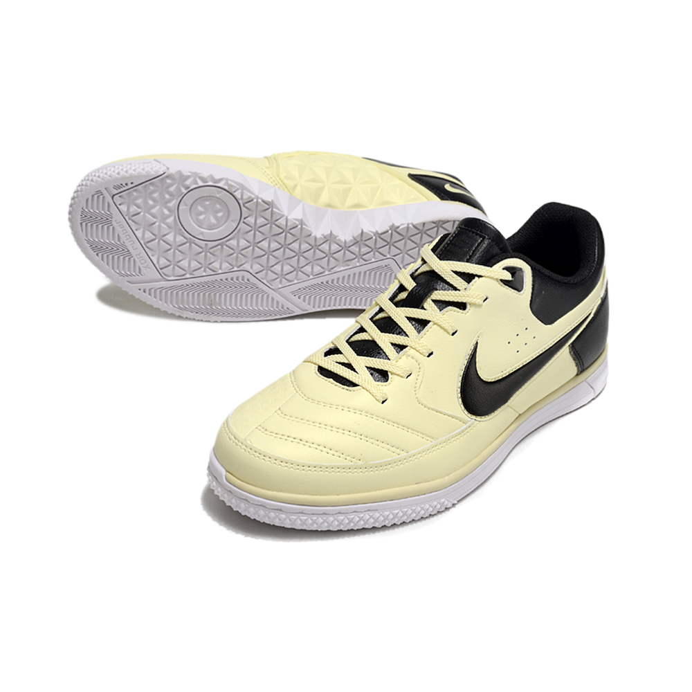 Chuteira Futsal Nike 5 StreetGato IC Bege e Preta