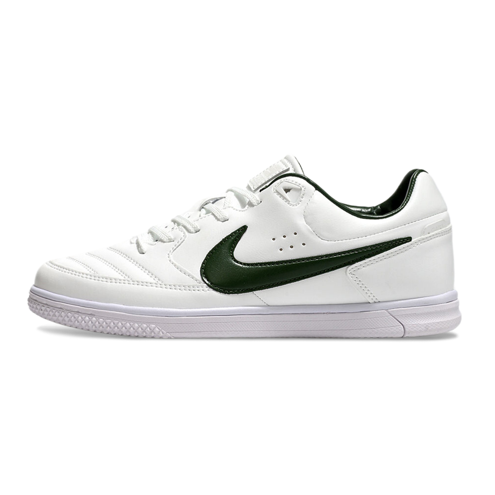 Chuteira FutsaL Nike 5 StreetGato IC Branca e Verde