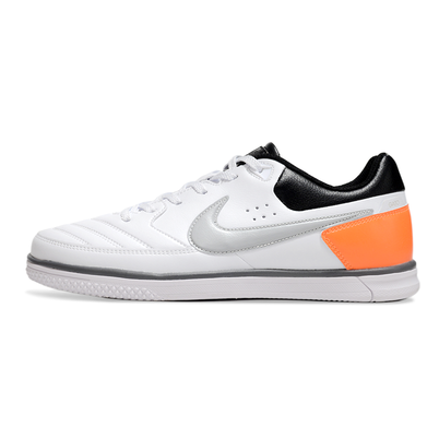 Chuteira Futsal Nike 5 StreetGato IC Branco e Laranja