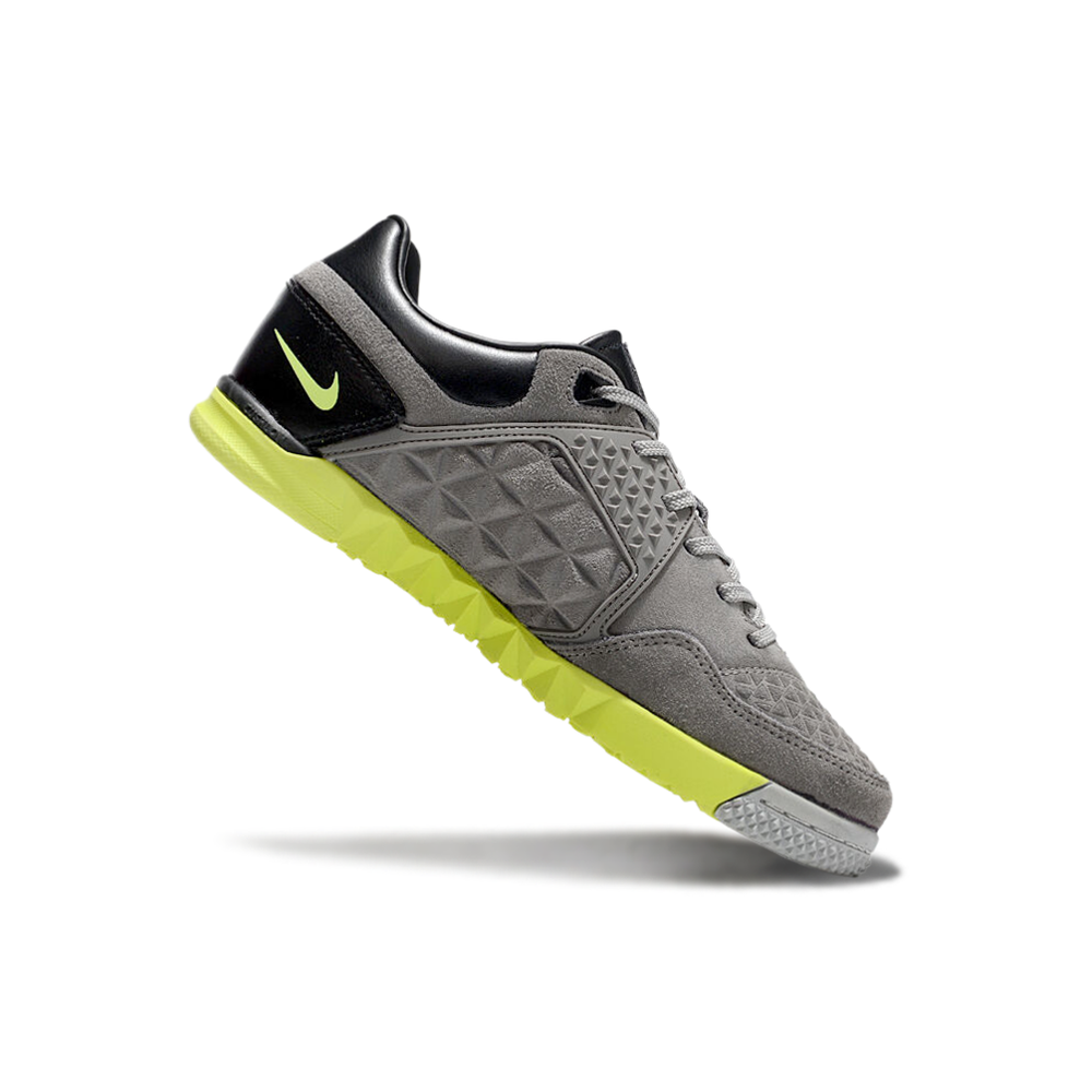 Chuteira Futsal Nike 5 StreetGato IC Cinza e Verde