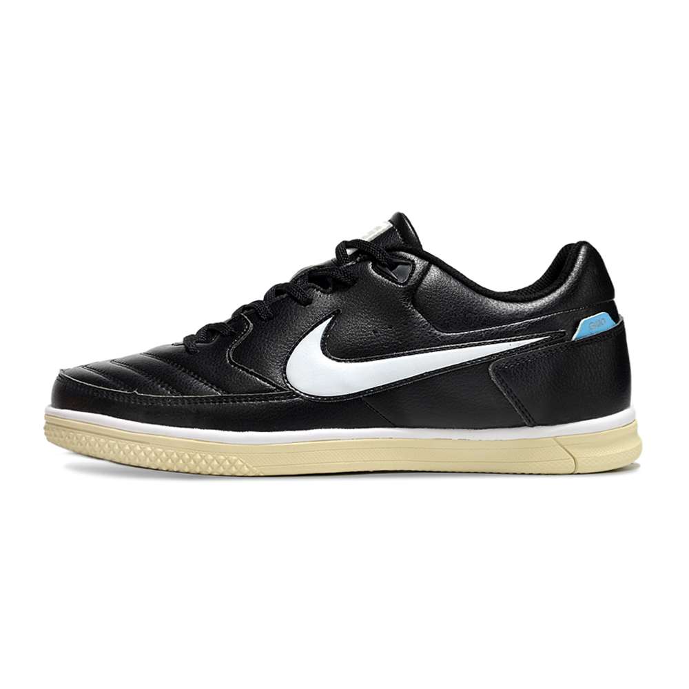 Chuteira Futsal Nike 5 StreetGato IC Preto, Branco e Bege