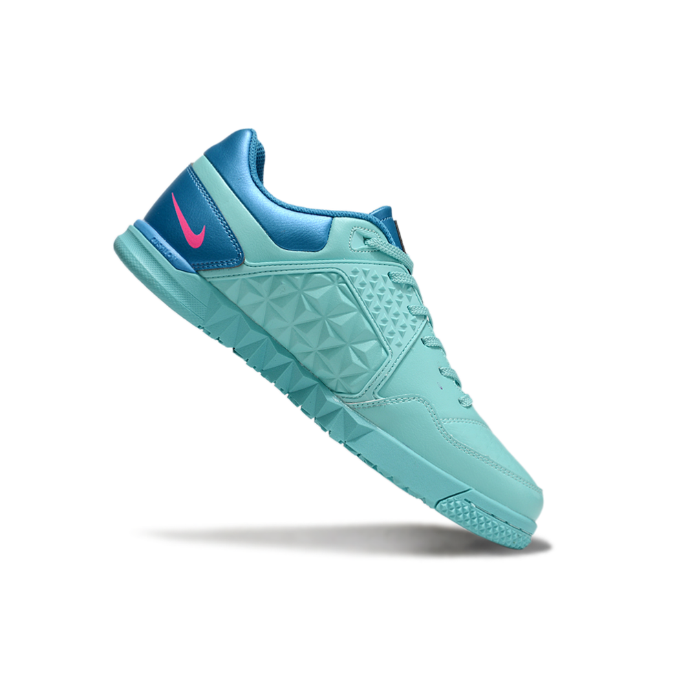 Chuteira Futsal Nike 5 StreetGato IC Verde, Azul e Laranja
