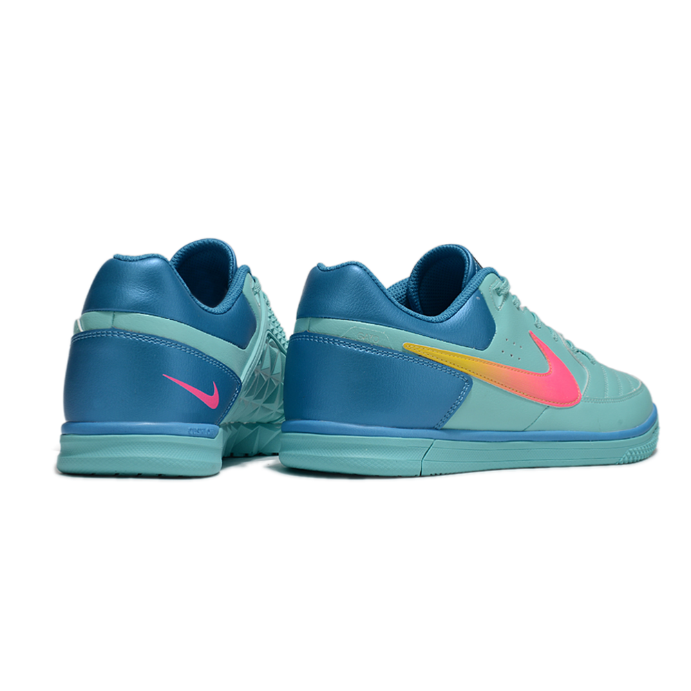 Chuteira Futsal Nike 5 StreetGato IC Verde, Azul e Laranja