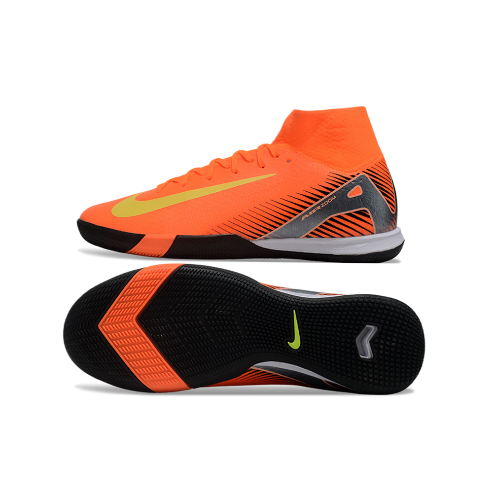 Chuteira Futsal Nike Air Zoom Mercurial Superfly 10 Elite IC Laranja
