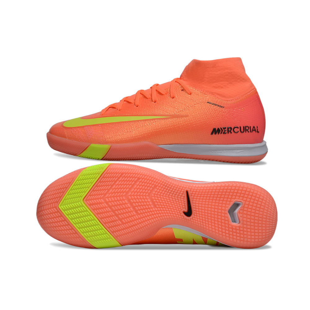 Chuteira Futsal Nike Air Zoom Mercurial Superfly 10 Elite IC Laranja 
