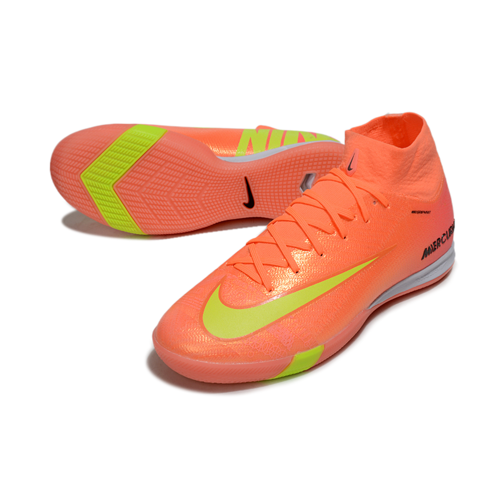 Chuteira Futsal Nike Air Zoom Mercurial Superfly 10 Elite IC Laranja 