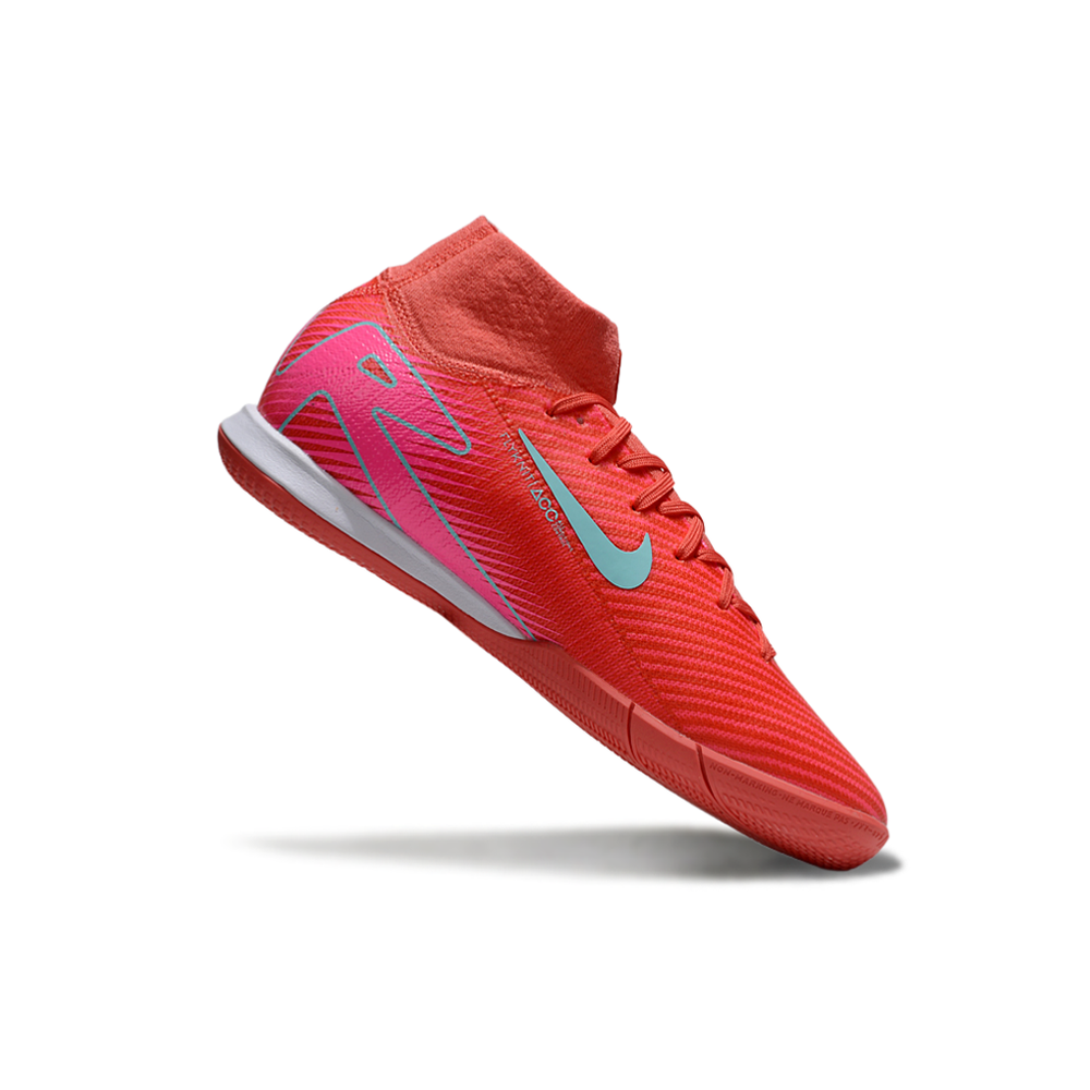 Chuteira Futsal Nike Air Zoom Mercurial Superfly 10 Elite IC Rosa e Azul
