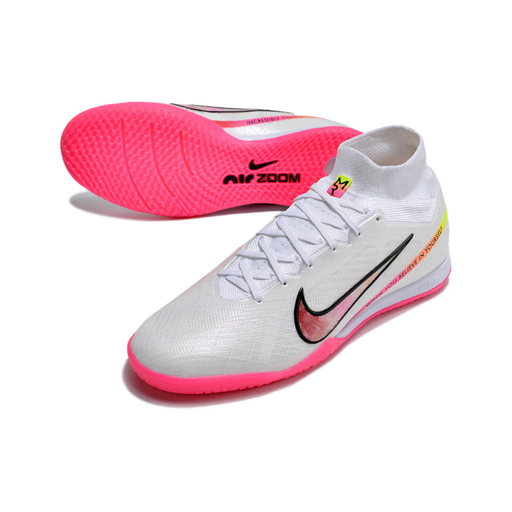 Chuteira Futsal Nike Air Zoom Mercurial Superfly 9 Elite IC Branca 