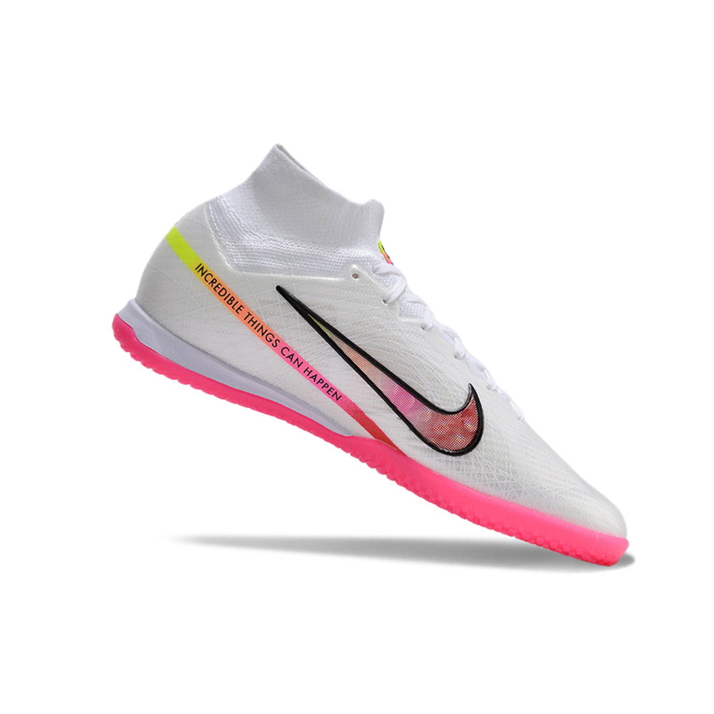 Chuteira Futsal Nike Air Zoom Mercurial Superfly 9 Elite IC Branca 