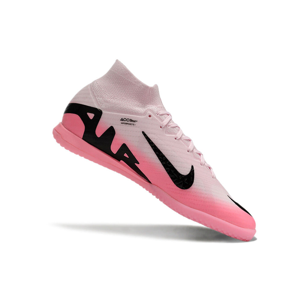 Chuteira Futsal Nike Air Zoom Mercurial Superfly 9 Elite IC Rosa e Preto 