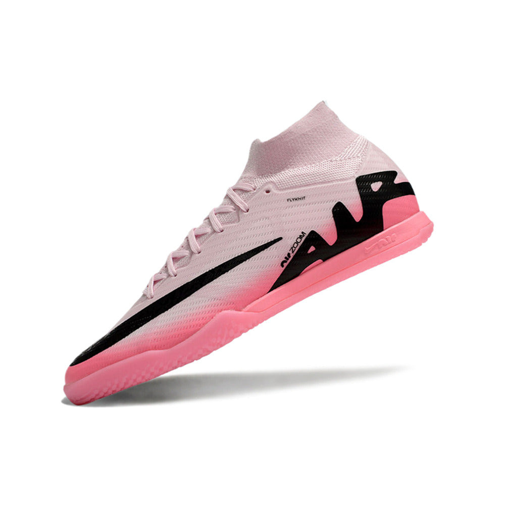 Chuteira Futsal Nike Air Zoom Mercurial Superfly 9 Elite IC Rosa e Preto 