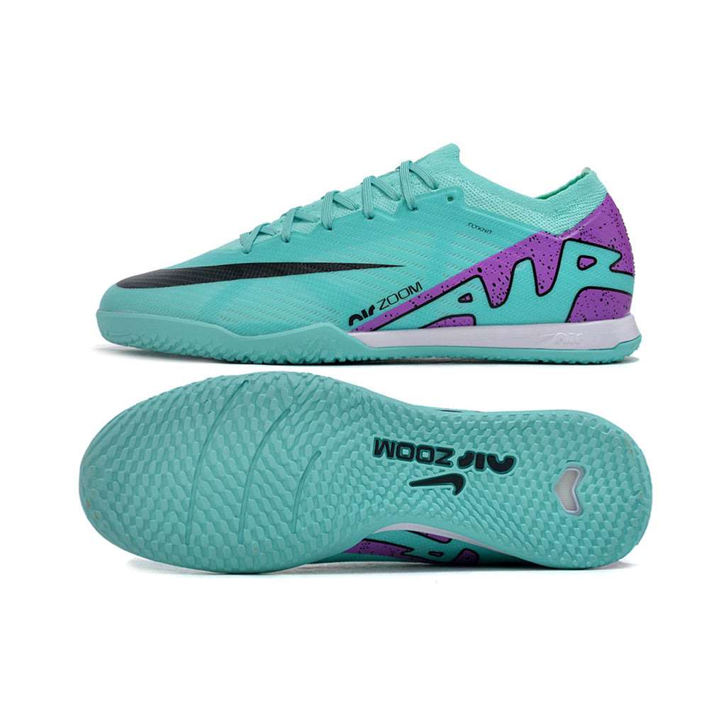 Chuteira Futsal Nike Air Zoom Mercurial Vapor 15 Elite IC Azul e Roxo 