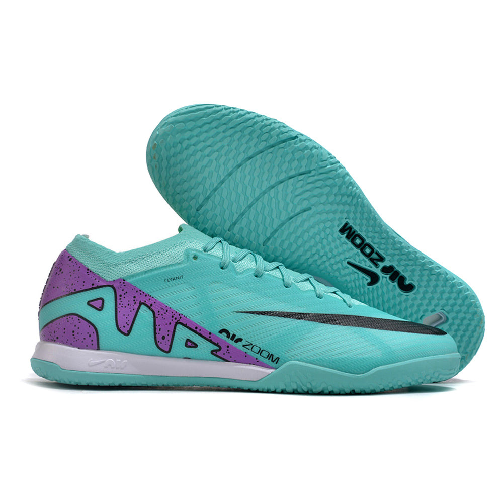 Chuteira Futsal Nike Air Zoom Mercurial Vapor 15 Elite IC Azul e Roxo 