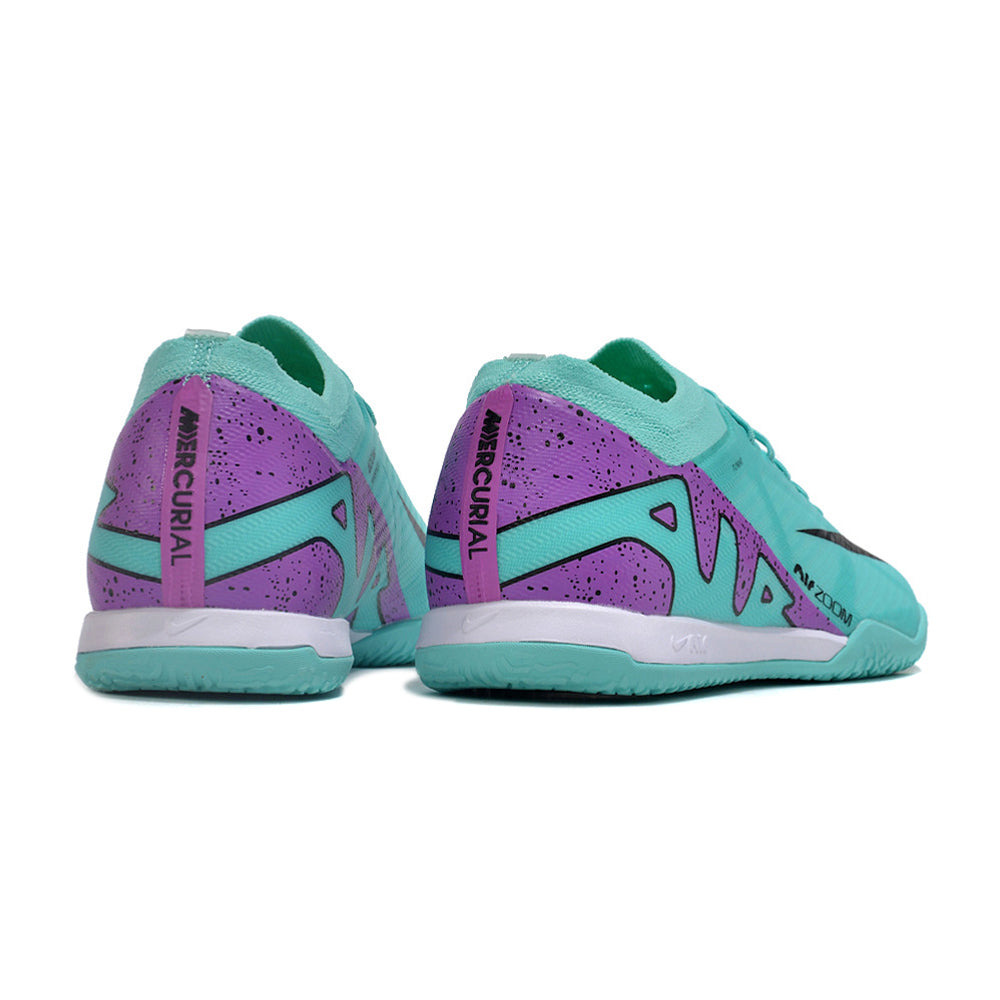 Chuteira Futsal Nike Air Zoom Mercurial Vapor 15 Elite IC Azul e Roxo 