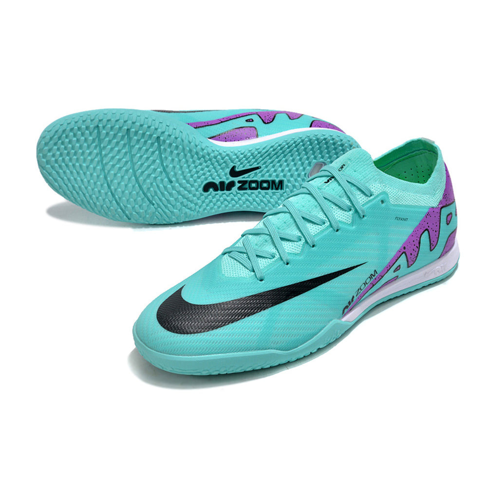 Chuteira Futsal Nike Air Zoom Mercurial Vapor 15 Elite IC Azul e Roxo 